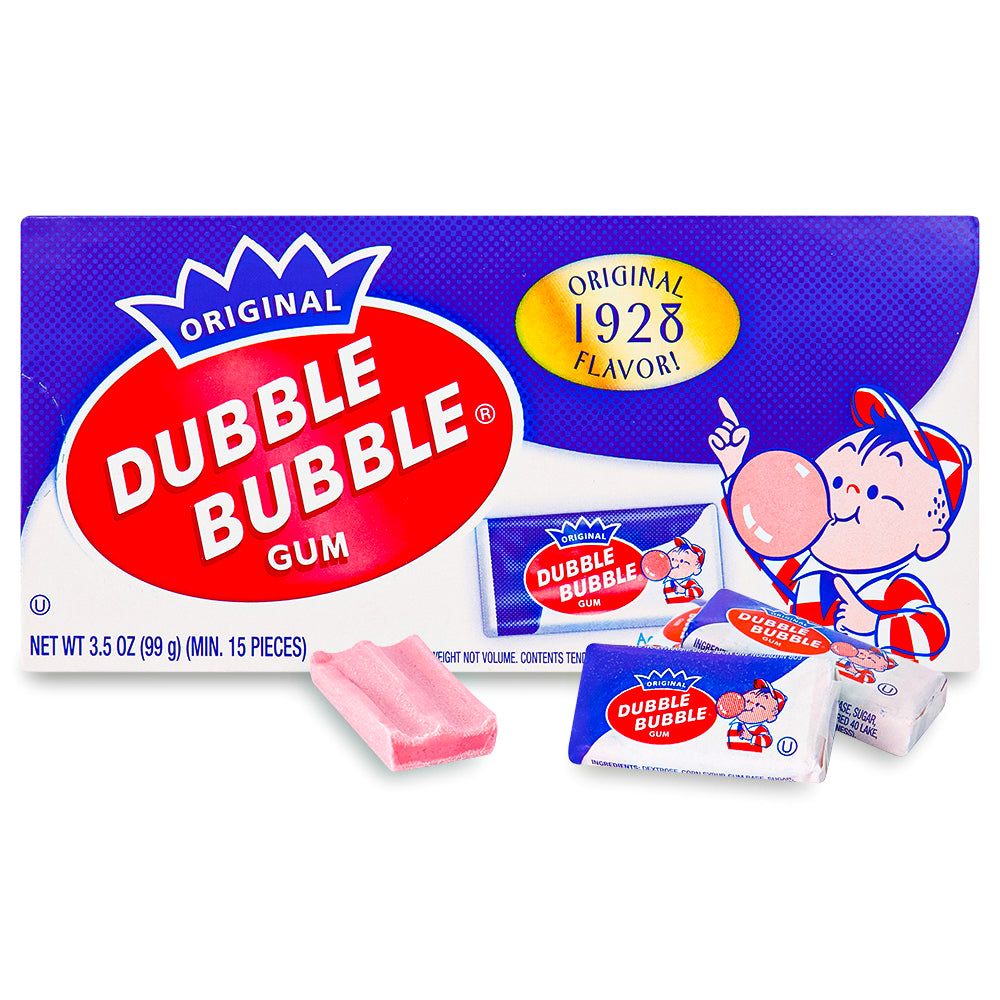 Dubble Bubble Gum Theatre Pack-Dubble Bubble Gum-Old fashioned candy-Gum-Bubble gum