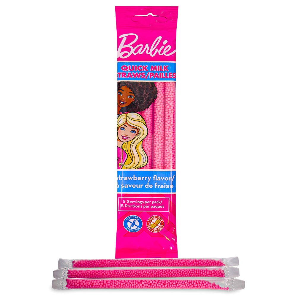 Quick Milk Magic Sipper Barbie Straws - 36g