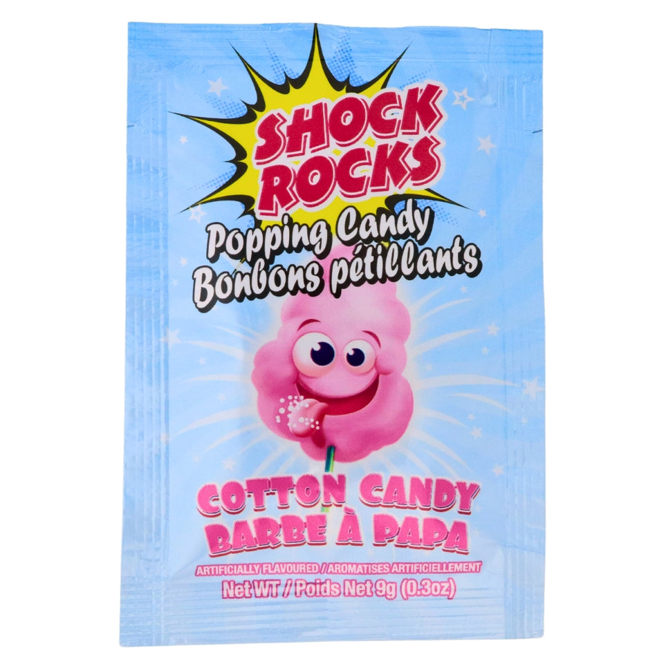 Shock Rocks Popping Candy Cotton Candy, Shock Rocks Popping Candy Cotton Candy, Turn your taste buds into a whirlwind of sweet fun, Delicious trip to the carnival, Sugary joy of cotton candy in a poppin' party, Tiny crystals burst with the iconic taste of fluffy, spun sugar, Mini explosion of sweetness, Craving a sugar rush, shock rocks, popping candy, cotton candy, cotton candy popping candy