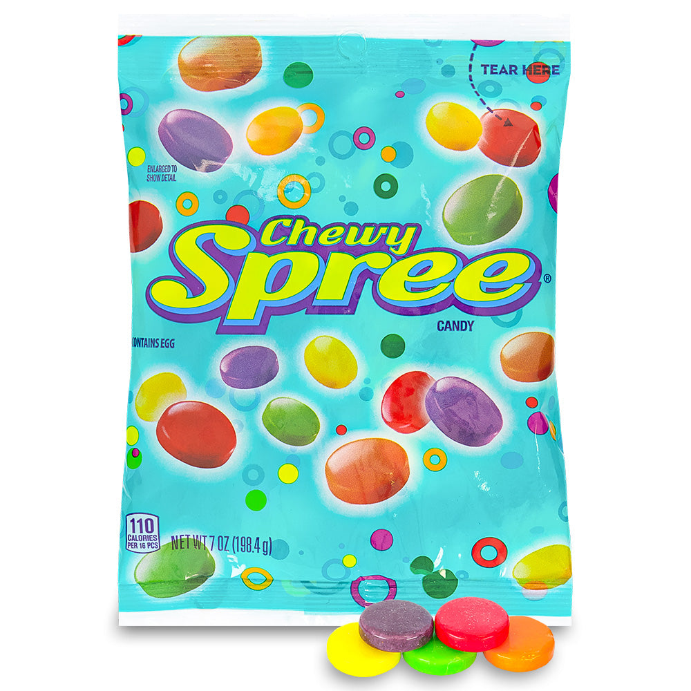 Chewy Spree Candy - 7 oz-old fashioned candy-Chewy Candy-Sour candy