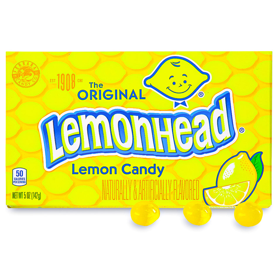 Lemonhead Original Theatre Pack - 5oz-Lemondhead-Old fashioned candy-Lemonhead candy 