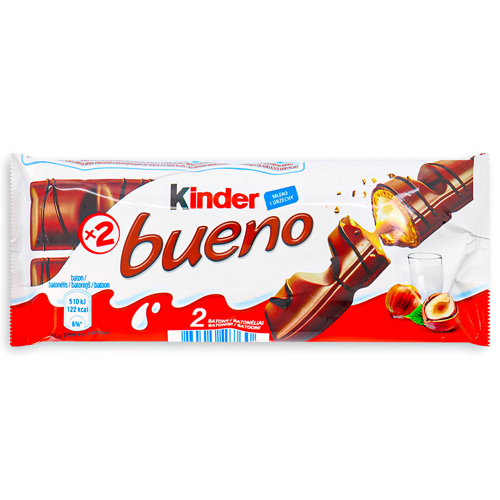 Kinder Bueno Chocolate Bar  Candy Funhouse – Candy Funhouse US