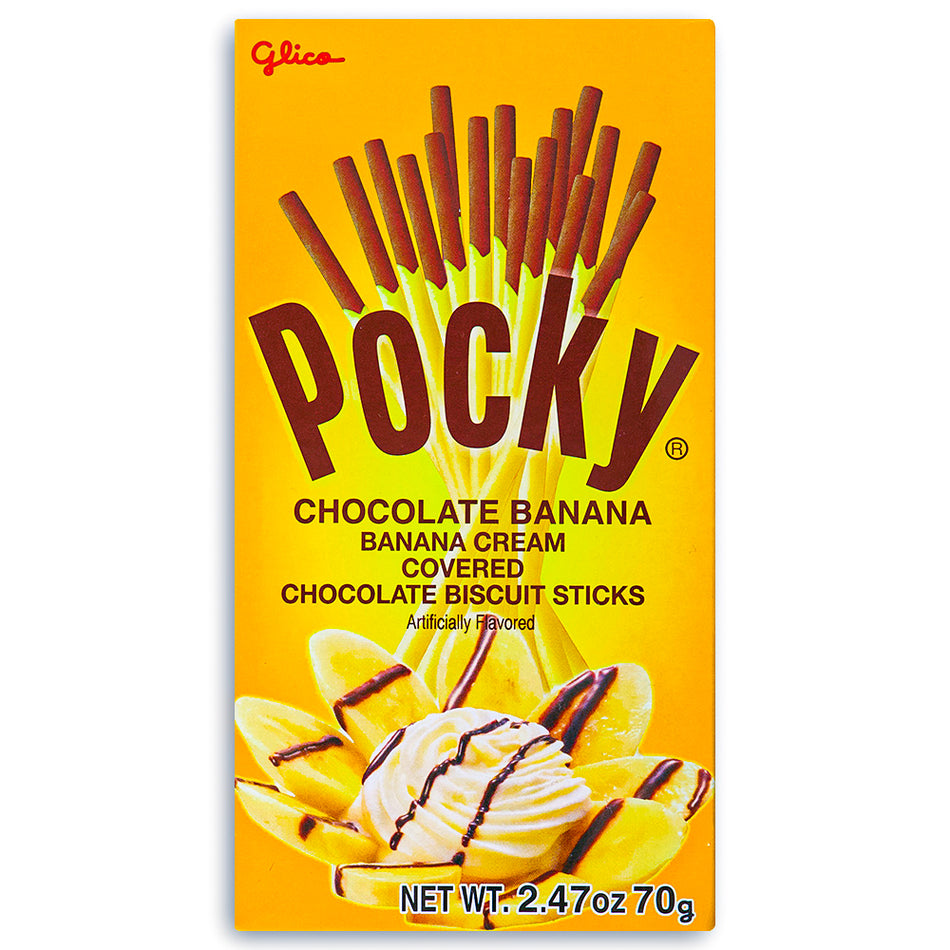 Pocky Chocolate Banana Biscuit Sticks - 2.47oz
