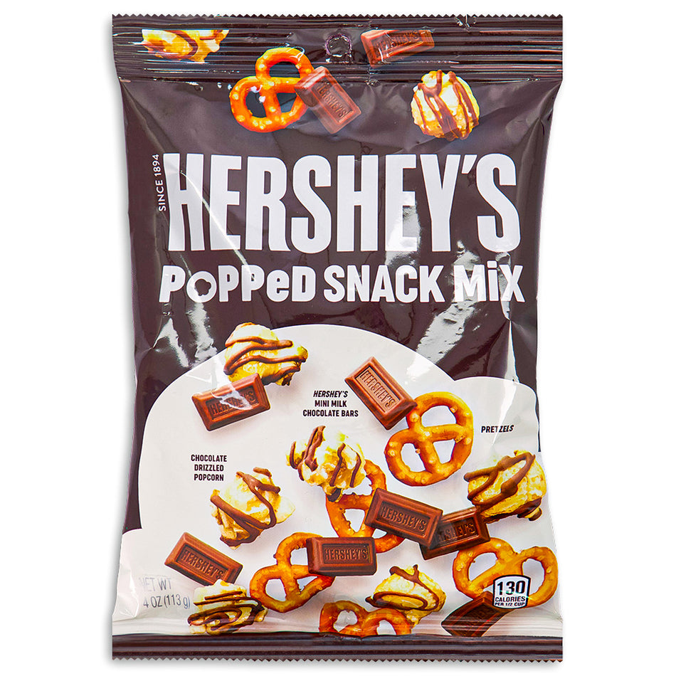 Hershey's Popped Snack Mix - 4oz-Hershey’s chocolate syrup-Milk chocolate-Snack mix