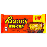 Reese Big Cup King Size - 79g, Reese Big Cup King Size, Peanut Butter Cup, Colossal Candy, Creamy Peanut Butter, Milk Chocolate Coating, Whimsical Treat, Peanut Butter Bliss, Candy Delight, Sweet Indulgence, King-Sized Joy, reeses peanut butter cups, reeses chocolate, reeses cups, reeses peanut cups