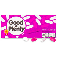 Good & Plenty Candy Theatre Pack - 6oz-good and plenty-Licorice-Old fashioned candy 