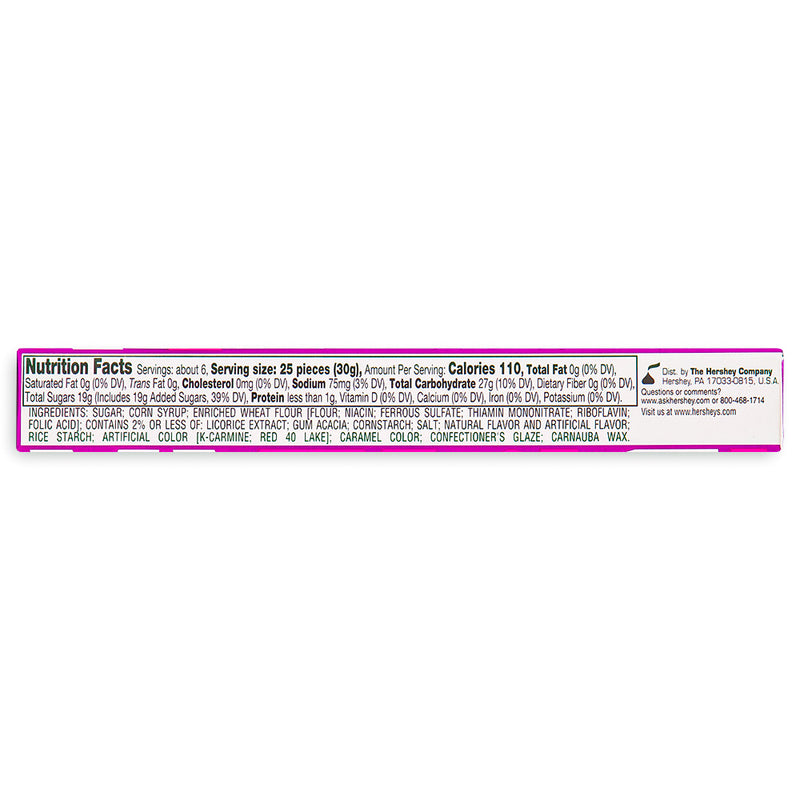 Good & Plenty Candy Theatre Pack - 6oz Nutrition Facts Ingredients-good and plenty-Licorice-Old fashioned candy 