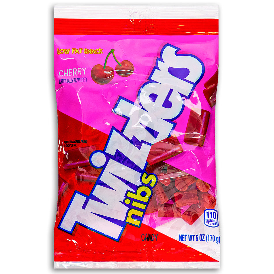Twizzlers Nibs Cherry Licorice Candy - 6oz front, Twizzlers Nibs Cherry Licorice, Berrylicious Bites, Cherrylicious Delight, Tiny Packages of Joy, Sweet and Tangy Flavor, Ripe Juicy Cherries, Whimsical Adventure, Pure Candy Joy, Chewy Delight, Magic of Candy, twizzler, twizzlers, twizzlers licorice, twizzler licorice, twizzlers candy, twizzler candy