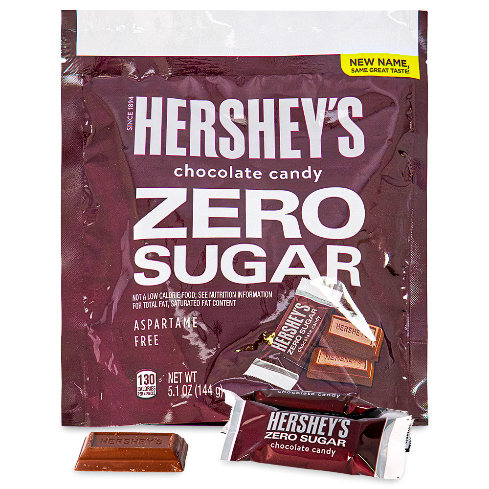 Hershey's Zero Sugar-Milk Chocolate Pouch - 5.1oz-Hershey's zero sugar milk chocolate-sugar free chocolate