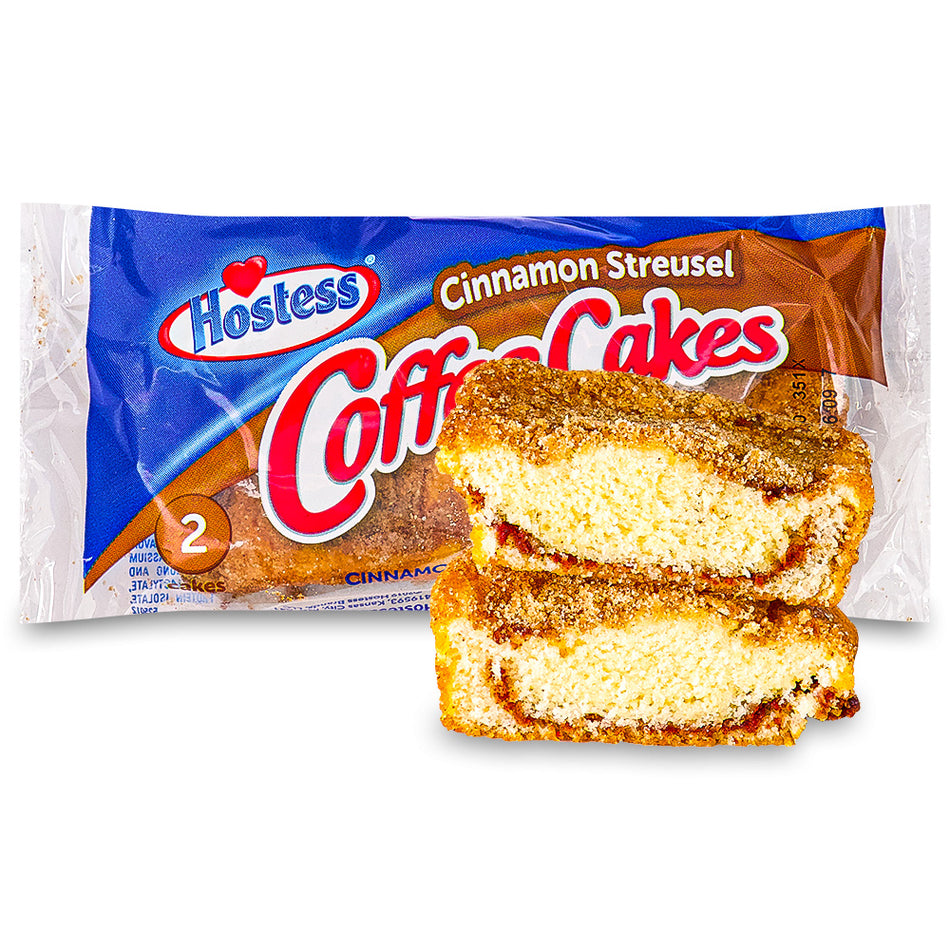 Hostess Cinnamon Streusel Coffee Cakes - 2 Pack - Hostess snack cakes