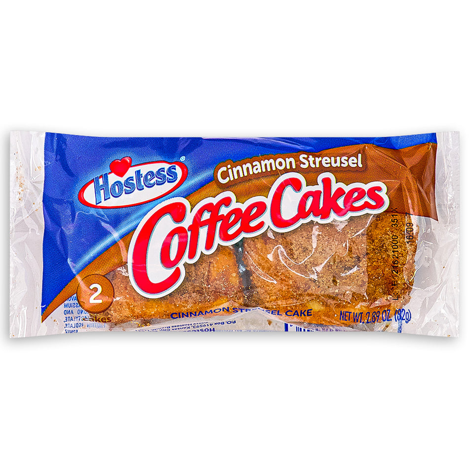 Hostess Cinnamon Streusel Coffee Cakes - 2 Pack - Hostess snack cakes