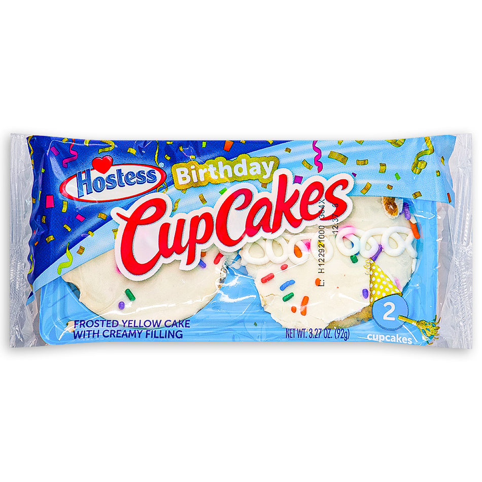 Hostess Birthday Cupcakes 2 Pack 3.27oz-hostess cupcakes-birthday cake ideas-hostess cupcake
