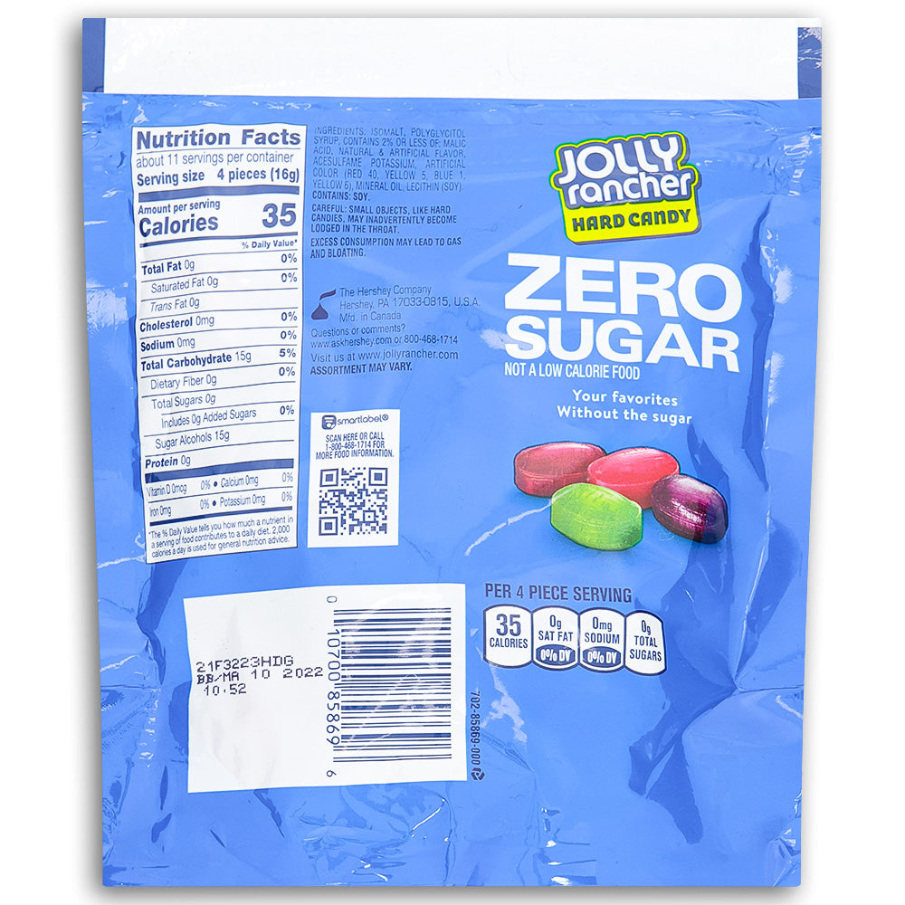 Jolly Rancher Zero Sugar - 6.1oz | Candy Funhouse US
