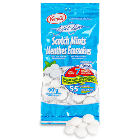 Kerr's Light Scotch Mints No Sugar Added - 90g-scotch mints-mints