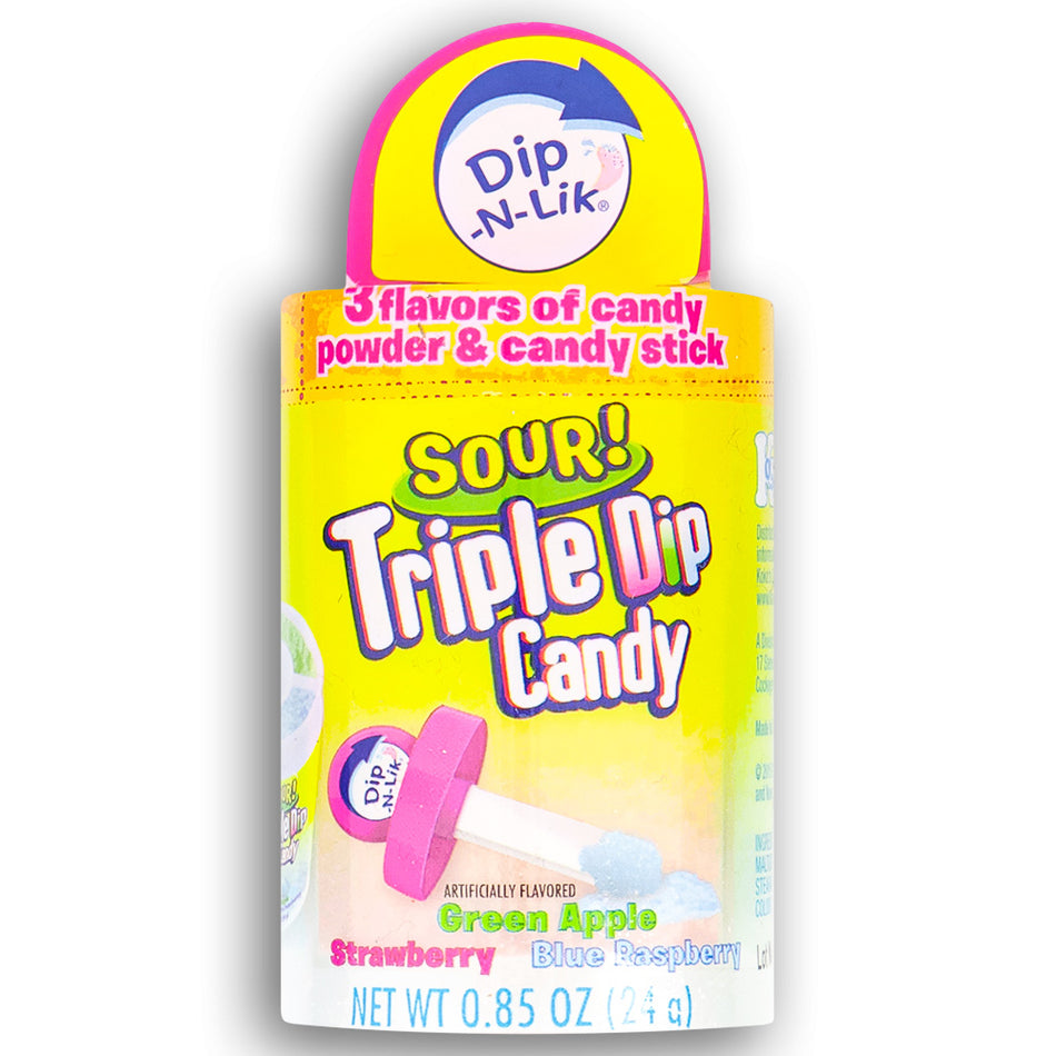 Dip-N-Lik Triple Dip Sour Candy - .85oz