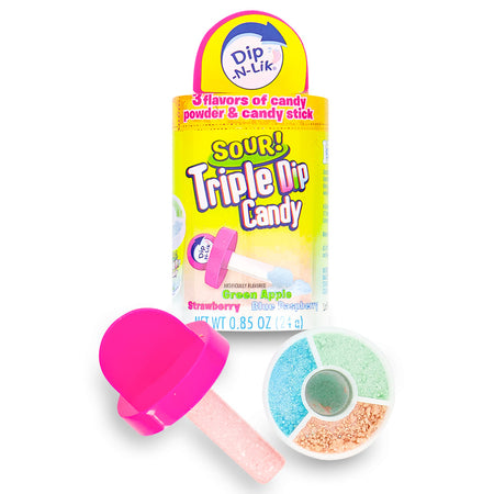 Dip-N-Lik Triple Dip Sour Candy - .85oz