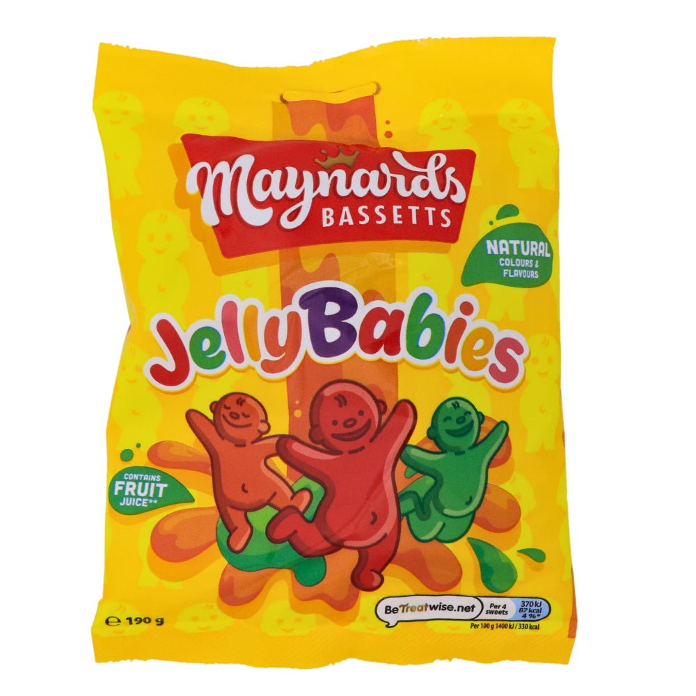 Maynards Bassetts Jelly Babies UK - 190g | Candy Funhouse – Candy ...