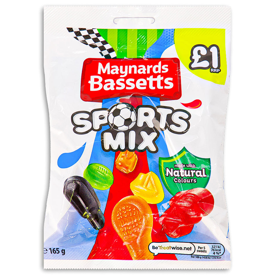 Maynards Bassetts Sports Mix UK - 165g - British Candy