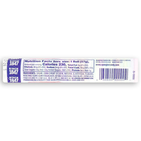 NECCO Wafers Original Nutrition Facts Ingredients-Necco wafers-Necco wafers flavors-Old fashioned candy