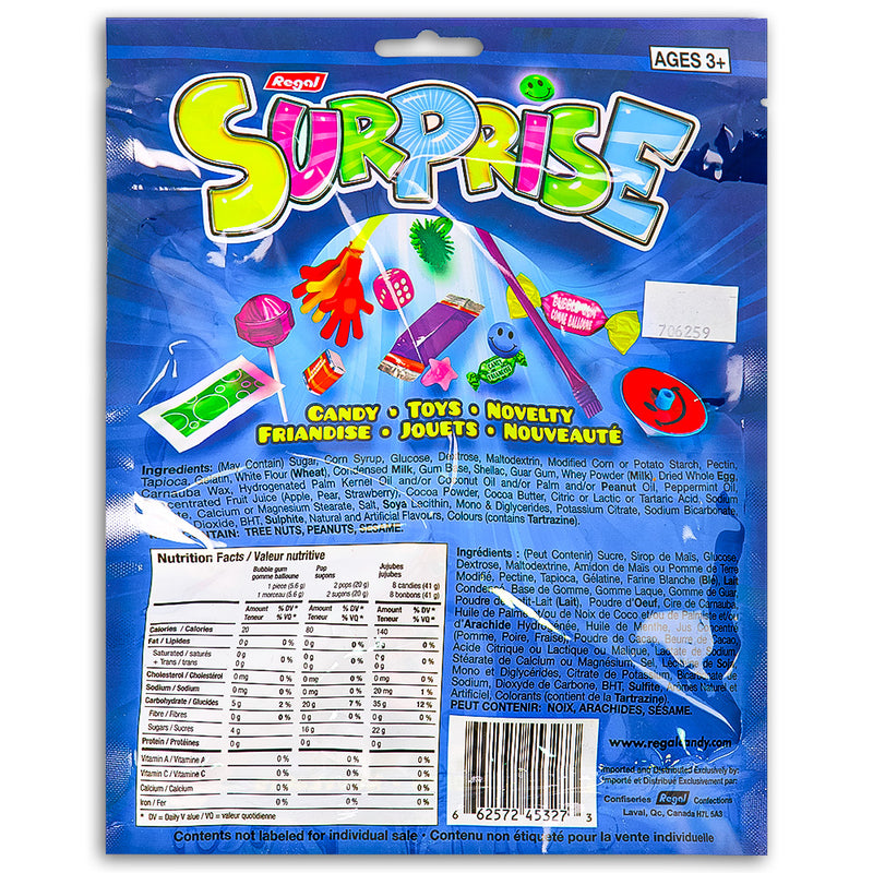 Regal Surprise Bags - 75g Nutrition Facts Ingredients-surprise bag-assorted candy-Party favors