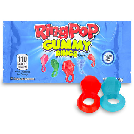 Ring Pop Gummy Rings- 1.7oz - Gummy candy from Ring Pop!
