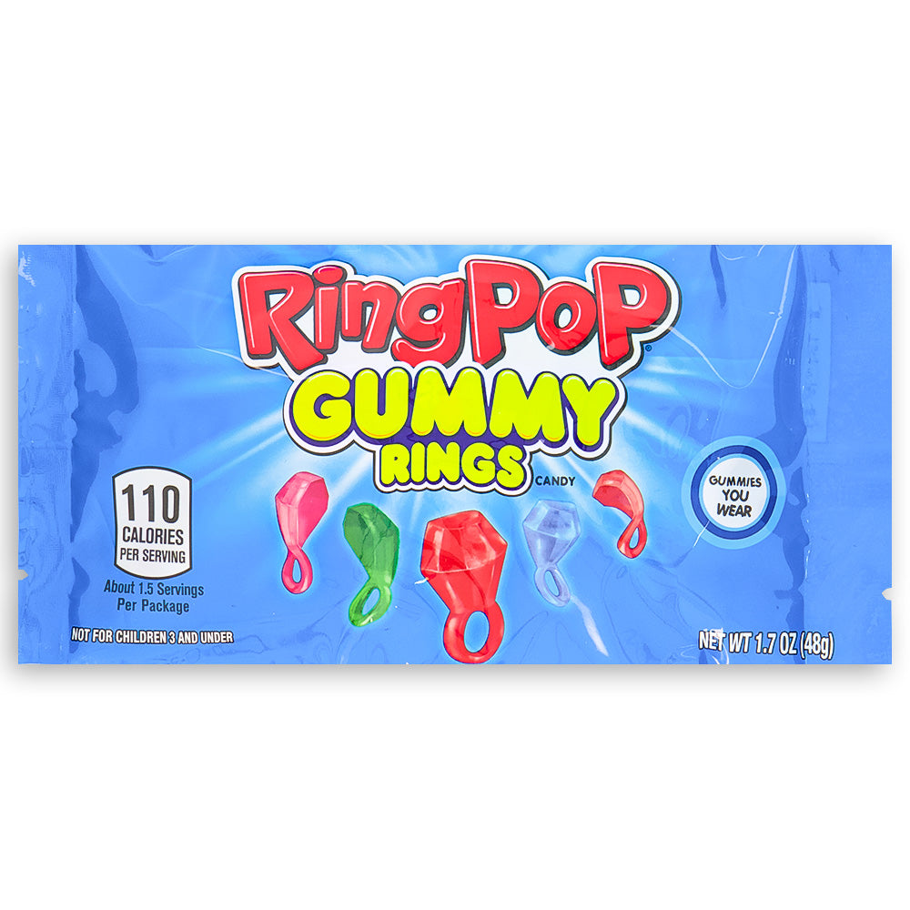 Ring Pop Gummy Rings- 1.7oz - Gummy candy from Ring Pop!