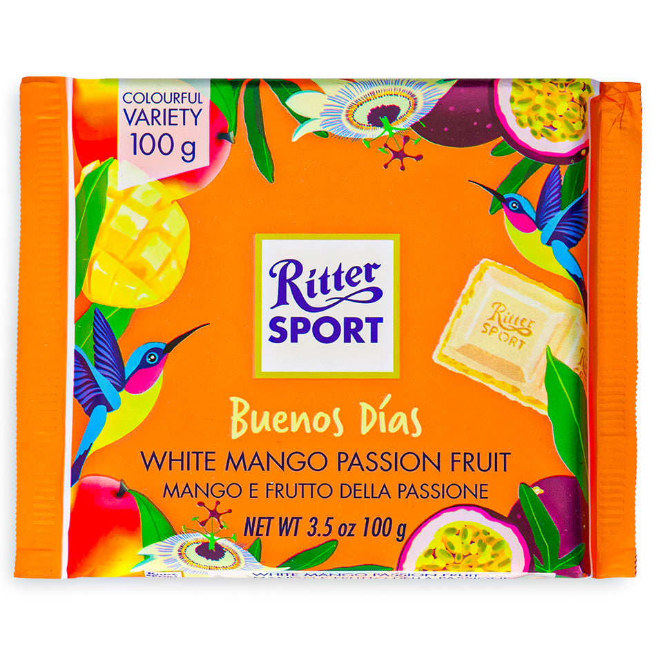 Ritter Sport Buenos Dias Weisse Mango Maracuja - 100 g