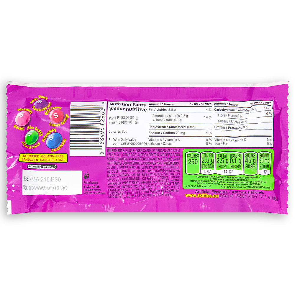 Skittles Wild Berry ingredients nutrition facts, Skittles, skittles candy, original skittles, skittles wild berry, wild berry skittles