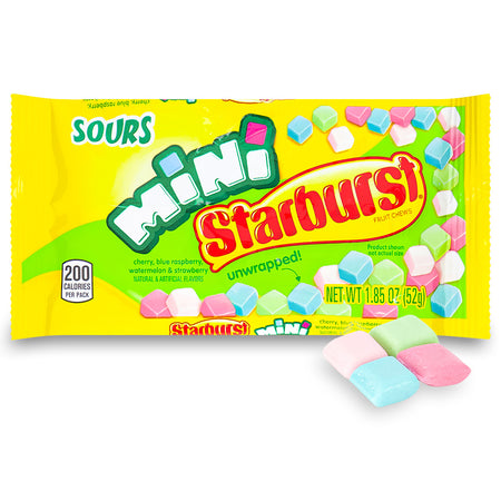 Starburst Mini Sours Candy - 1.85oz- Starburst-Sour Candy-Blue Raspberry