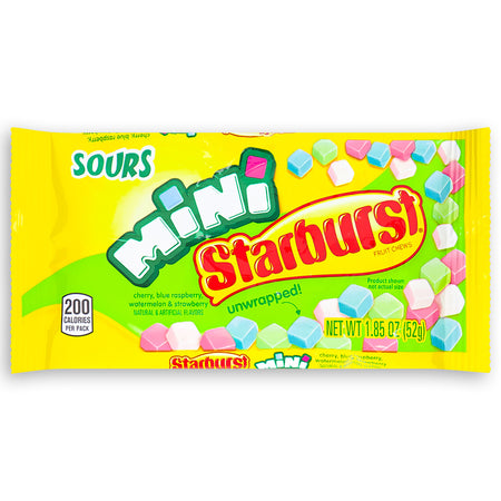 Starburst Mini Sours Candy - 1.85oz- Starburst-Sour Candy-Blue Raspberry