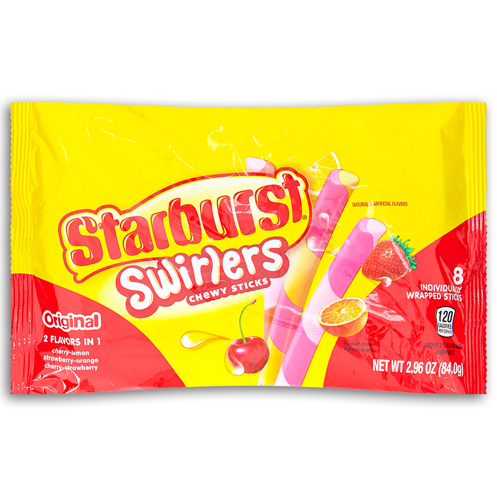 Starburst Swirlers Chewy Sticks Share Size - 84 g