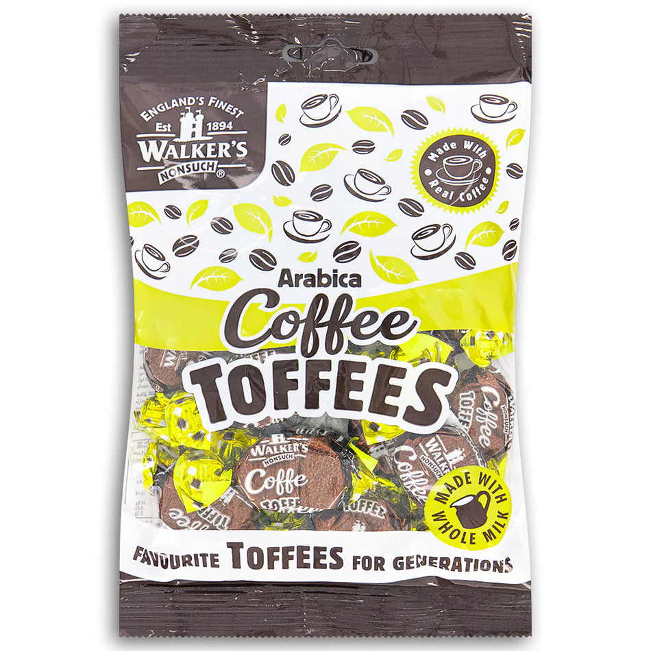 Walker's Arabica Coffee Toffee UK - 150g - British Candy