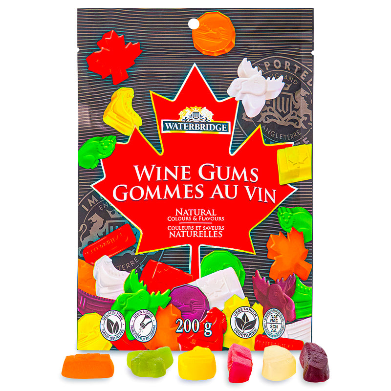 Waterbridge Wine Gums Canadian Mix - 200 g