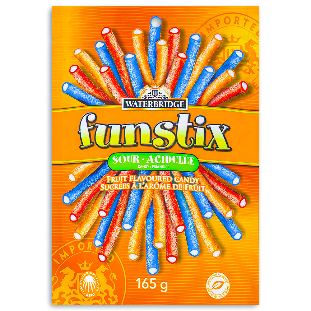 Waterbridge Funstix Sour Candy - 165g