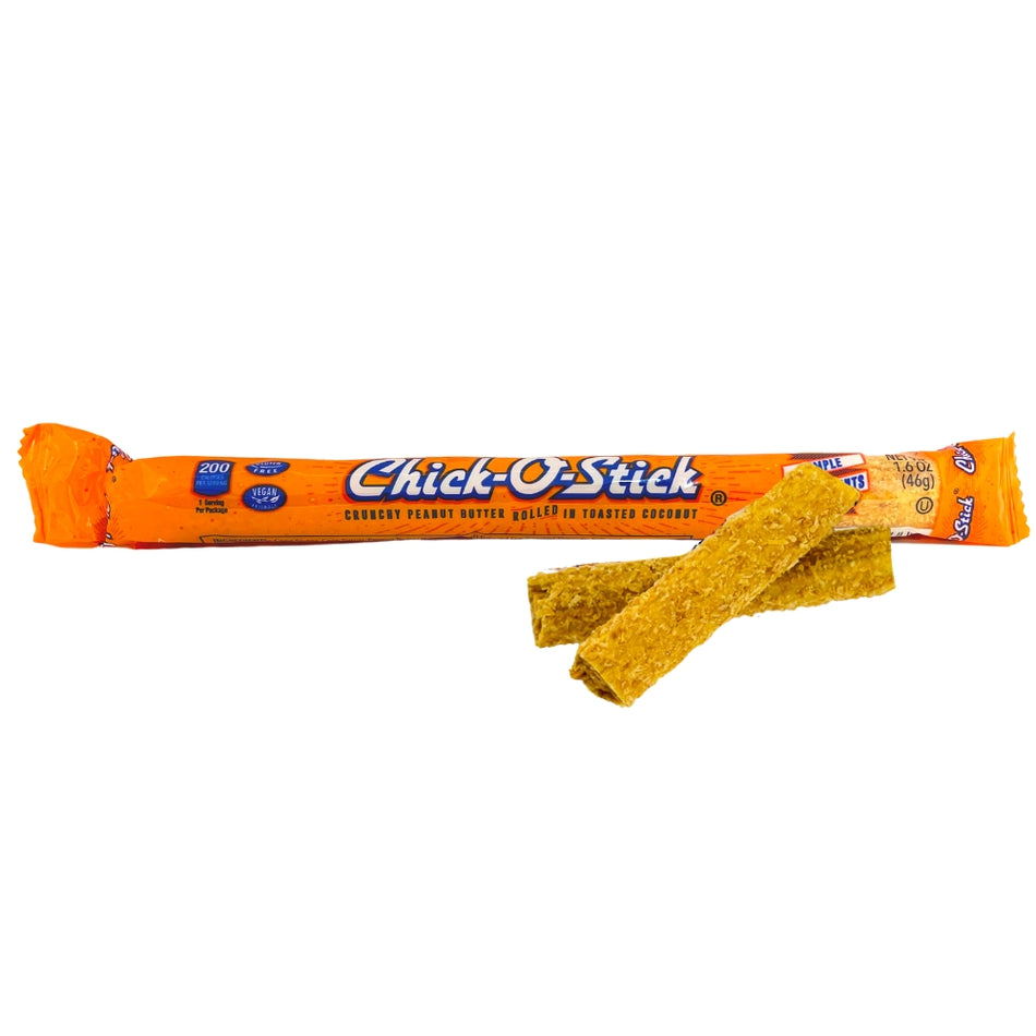 Chick-O-Stick - 1.6oz-Old fashioned candy-Coconut candy-Chick-O-Stick