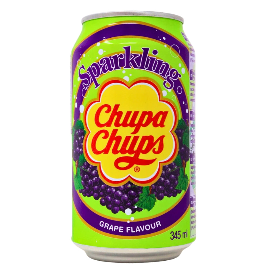 Chupa Chups Sparkling Grape Soda Pop - 345mL