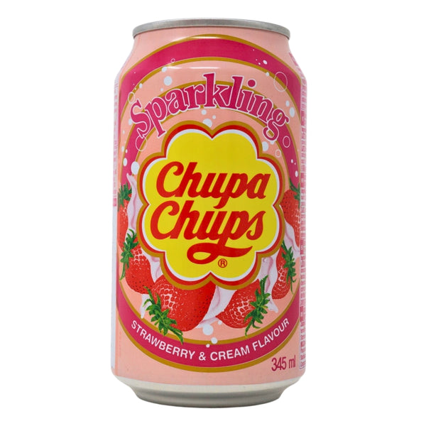 Buy Chupa Chups Strawberry Zero Sugar Sparkling Soda ( 250ml / 8.8 fl oz )