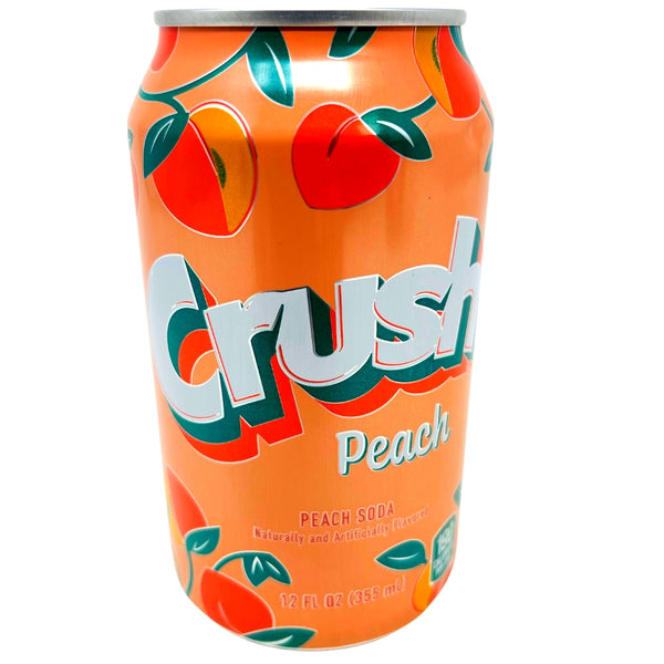 Crush Peach Soda - 355mL  Candy Funhouse – Candy Funhouse US