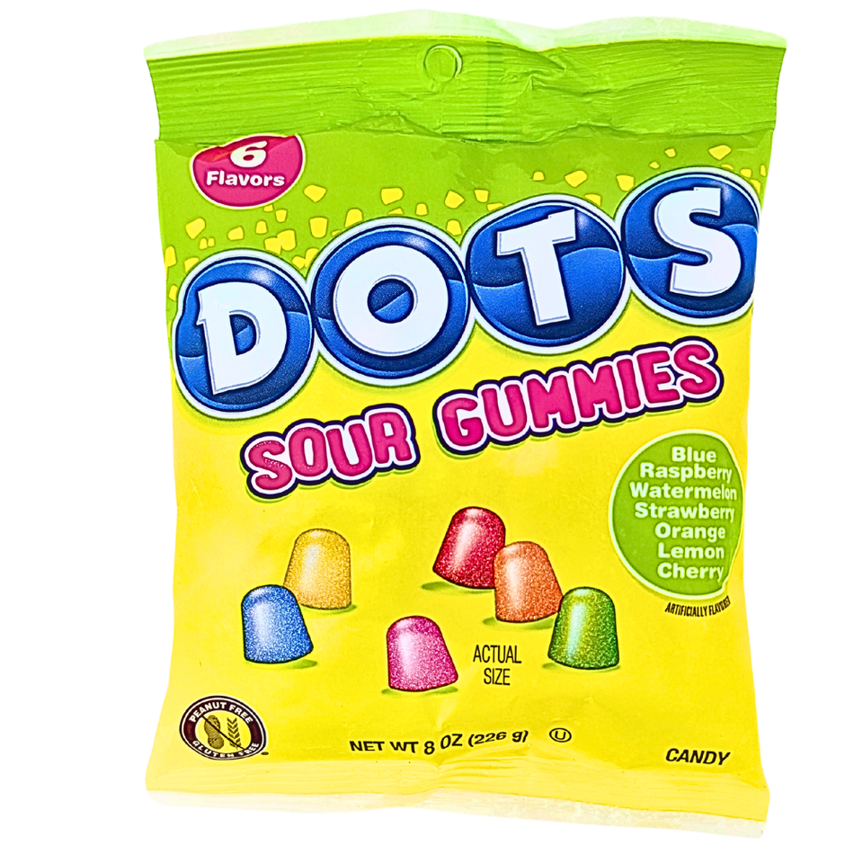Dots Sour Gumdrops Candy