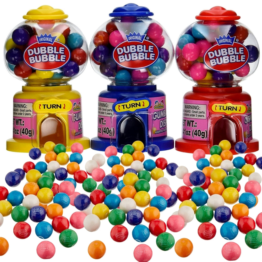 Dubble Bubble Mini Gumball Machine-dubble bubble gum-Dubble Bubble Gumball Machine-Gumball Machine
