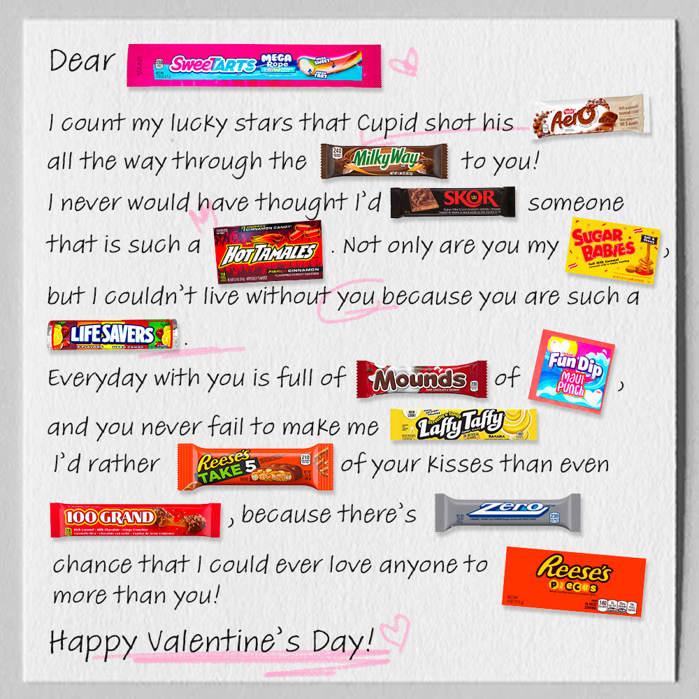 Valentine's Day candy-Valentine’s Day cards-Valentine’s Day gifts for her