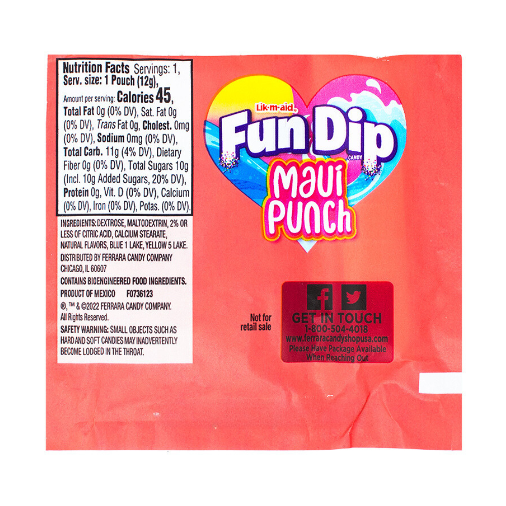 Fun Dip - Lik-m-aid Maui Punch