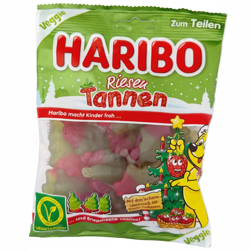 Haribo Christmas Tree Vegetarian Gummy (Germany) - 200g