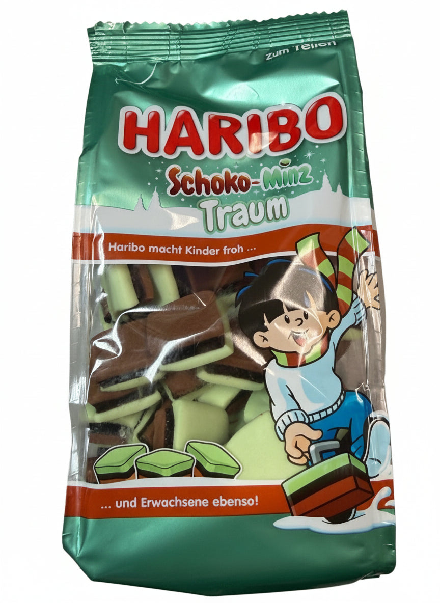 Haribo Chocolate Mint Dream - 300g bag