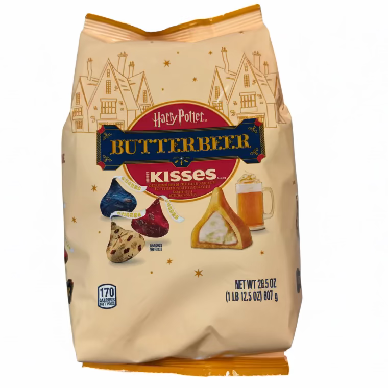 Hershey's Harry Potter Butterbeer Kisses Stand Up Bag - 28.5oz