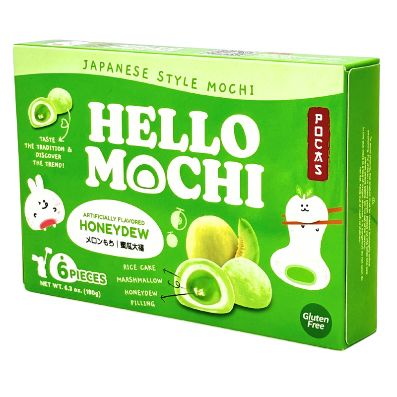 Hello Mochi Honeydew - 6.3oz | Candy Funhouse – Candy Funhouse US