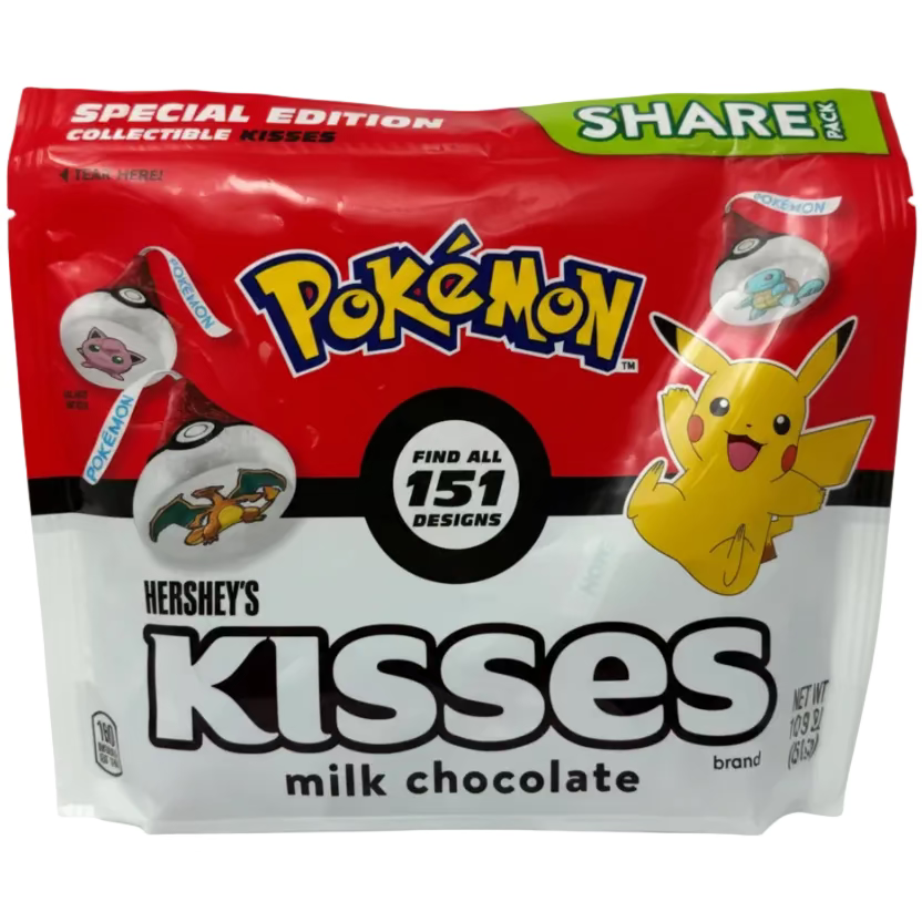 Hershey's Kisses Pokemon Milk Chocolate - 10.1oz