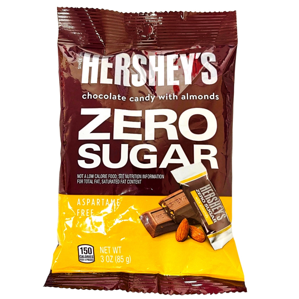 Hershey's Chocolate Candy with Almonds Zero Sugar - 85g | Candy ...