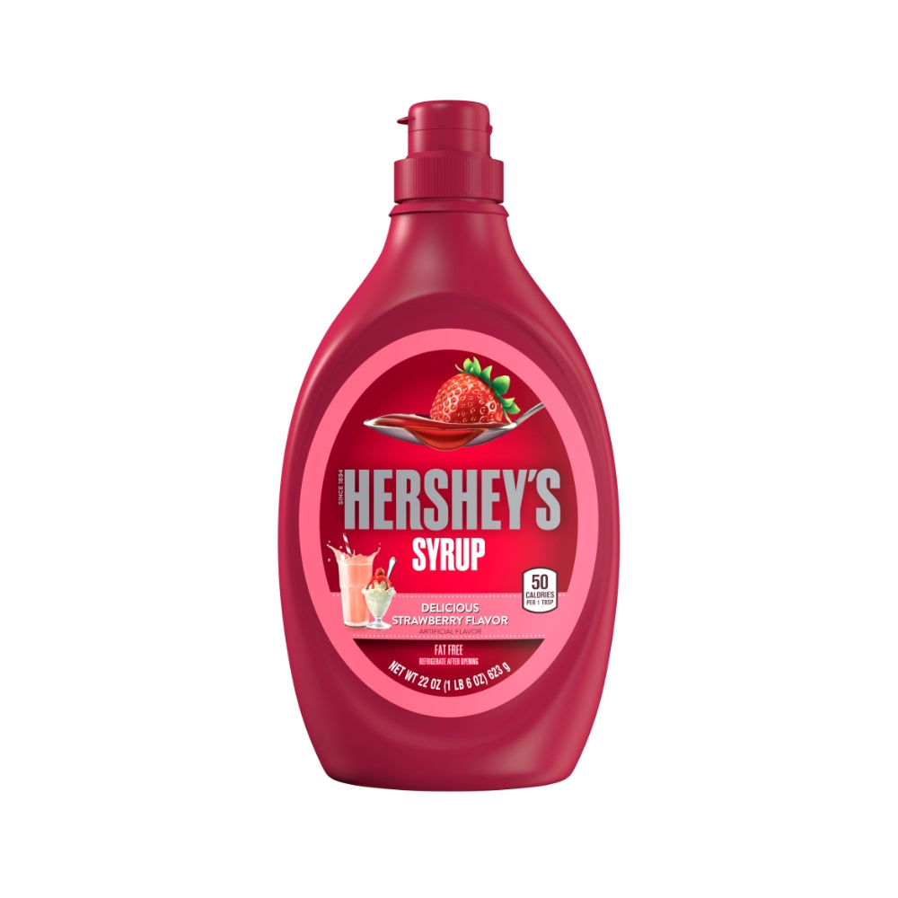 Hershey's Strawberry Syrup-623 g-Hershey's syrup-Strawberry Syrup-Strawberry sundae