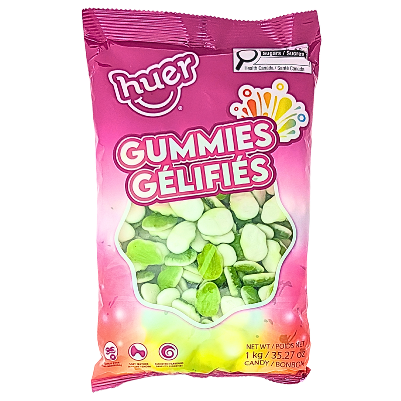 Huer Green Frogs Gummy Candy - 1kg